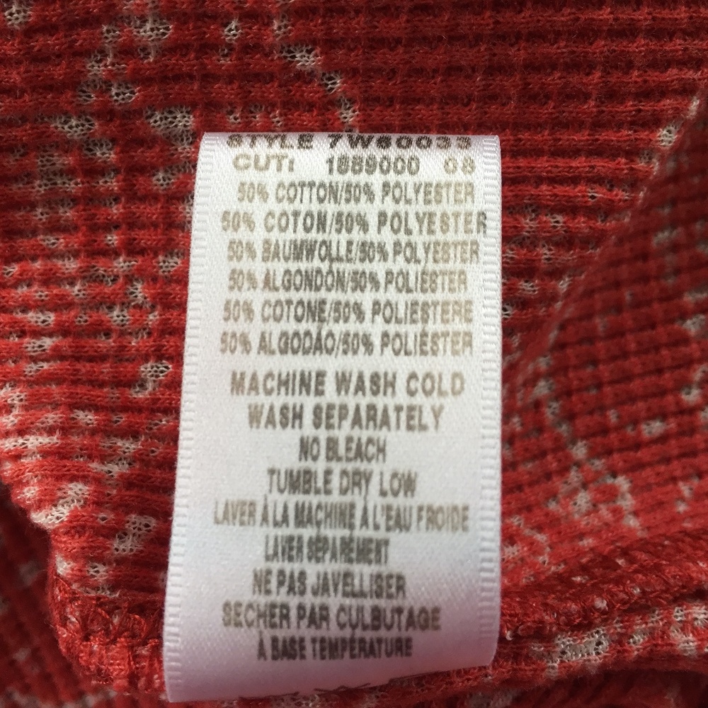 Lucky Brand Light Waffle Weave Top L - Picture 9 of 9